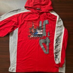 Vintage 45 Skater Long Sleeve Street BMX Scooter Punk Size XL